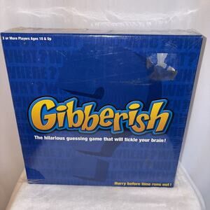 Gibberish Board Game Crown & Andrews 2004 Brand New & Sealed
